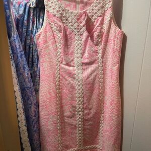 Lilly Pulitzer Pink and White Mini Dress